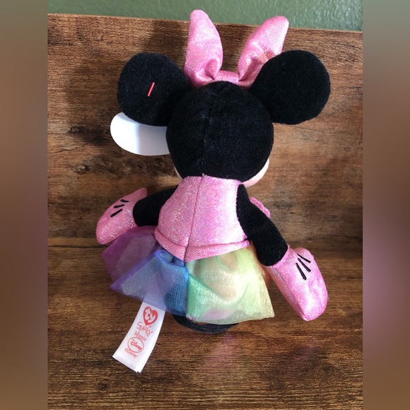 🎀 LIKE NEW WITH TAGS Disney Minnie Mouse TY Beanie - Picture 2 of 3